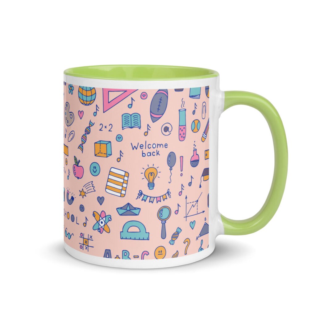 Recess Refuel Mug with Color Inside (Available on 11oz and 15oz) – Your Glossy Daily Ritual