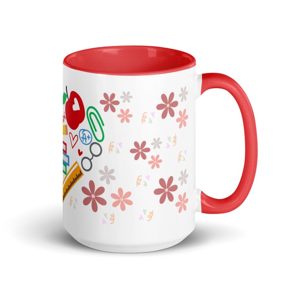Vibrant Coffee Mug Cup with a Colorful Surprise Inside – Ideal Gift
