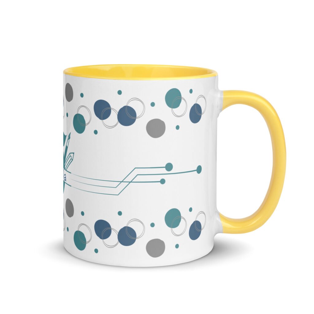 Custom Engraved Mug with Color Inside, 11oz and 15oz- Personalised mug for Your Morning Routine