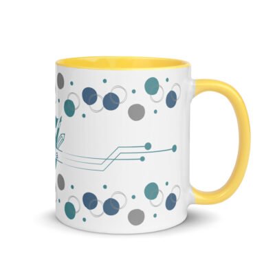 Custom Engraved Mug with Color Inside, 11oz and 15oz- Personalised mug for Your Morning Routine