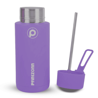 34 oz Insulated Stainless Steel Water Bottle – Leakproof with Straw Lid & Handle – Large Reusable Sports Drinkware (5 Colors)