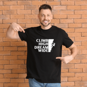 Climb High, Dream Wide Men's classic tee