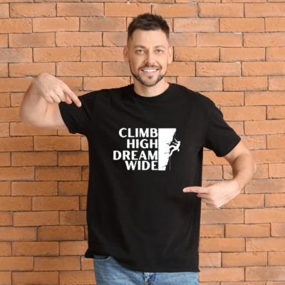 Climb High, Dream Wide Men's classic tee