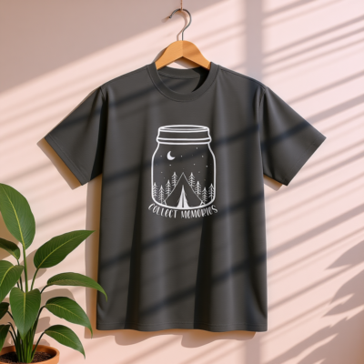 Collect memories Oversized faded t-shirt