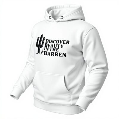Discover Beauty in the Barren Unisex Hoodie