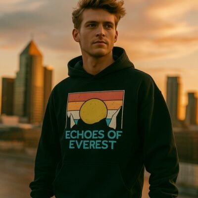 Echoes of Everest Unisex oversized hoodie