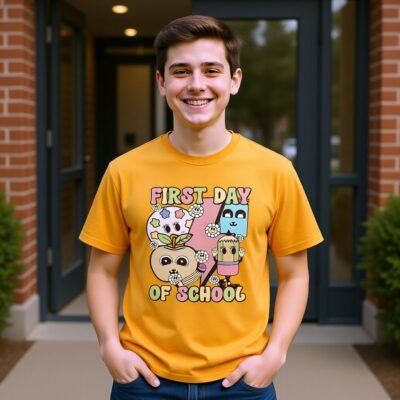 First Day Of School Youth classic tee