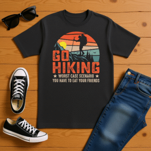 Hiking humor quote Men’s premium heavyweight tee