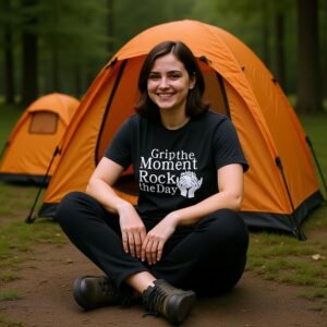 Grip the Moment, Rock the Day Women's Relaxed T-Shirt