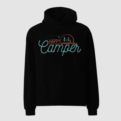 Happy camper Unisex oversized hoodie