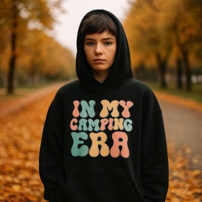 In my camping era Unisex oversized hoodie