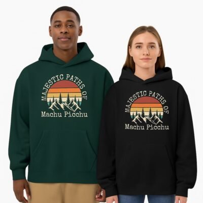 Majestic Paths of Machu Picchu Unisex oversized hoodie