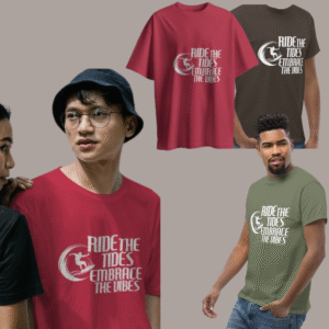 Ride the Tide, Embrace the Vibe Men's classic tee