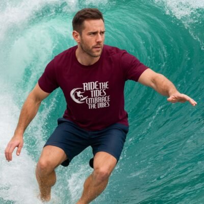 Ride the Tide, Embrace the Vibe Men's classic tee