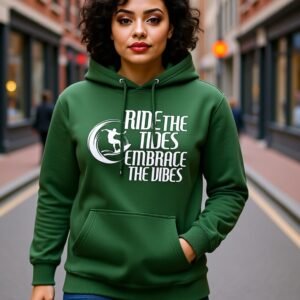 Ride the Tide, Embrace the Vibe Unisex Hoodie