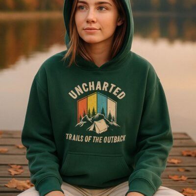Uncharted Trails of the Outback Unisex oversized hoodie