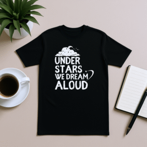 Under stars we dream aloud Men’s premium heavyweight tee