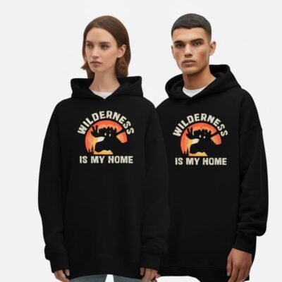 Wilderness is My Home Unisex oversized hoodie