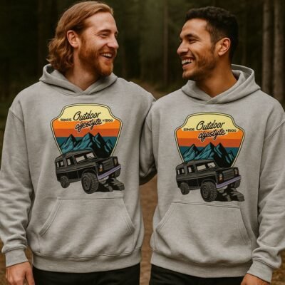 Off Road Adventure Unisex oversized hoodie