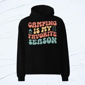 Camping is my favorite season Unisex oversized hoodie