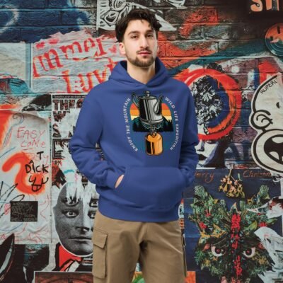 Premium Oversized Pullover Hoodie - Soft Cotton Blend, No-Drawcord Lined Hood