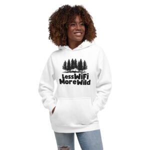 Less WiFi, More Wild Unisex Hoodie