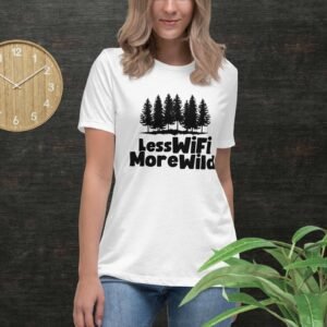 Less WiFi, More Wild Women's Relaxed T-Shirt