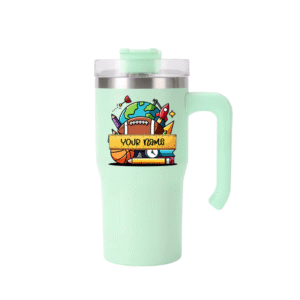Personalized 20oz Travel Mug – Reusable Stainless Steel Tumbler with Matte Finish & Custom Name