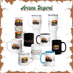 Arizona Tumblers and Mugs | Arizona Inspired Drinkware Collection – Desert Beauty Urban City Mugs & Tumblers