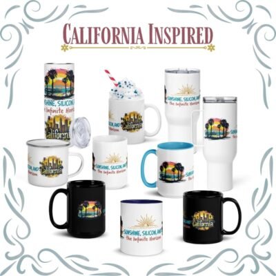 State Souvenir Mug | California Inspired Drinkware Collection – Sunshine & Skyline Mugs and Tumblers