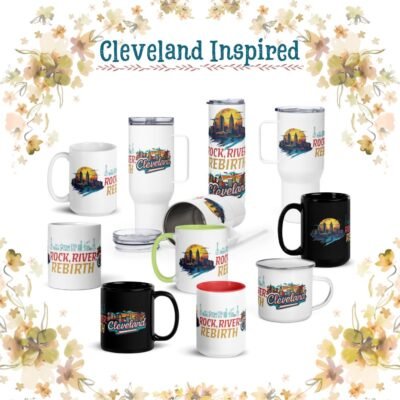United States Mug | Cleveland Skyline Drinkware Collection β Rock, River & Rebirth Mugs & Tumblers