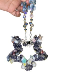 Hanging Decor | Handmade Beaded Floral Hanging Charm for Car Mirror, Wall & Shelf Decor – Cozy Home Accent Gift