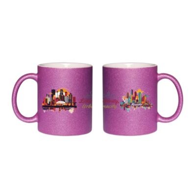 Glitter mug |11oz Minnesota Lakeside Glitter Mug – Serenity & Urban Tenacity Sparkle Coffee Mug | USA State Travel Souvenir