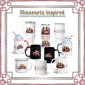 Buy High-Quality Mugs and Tumblers | Minnesota Inspired Drinkware Collection – Lakeside Serenity & Urban Tenacity Mugs & Tumblers