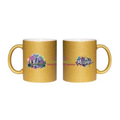 Missouri USA State Souvenir | 11oz Missouri Glitter Mug β Gateway Dreams Sparkle Coffee Mug