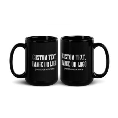 Personalized Coffee Mug β Custom Text, Photo or Logo | Double-Sided Print