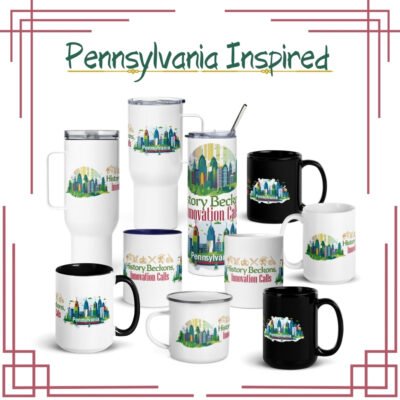 Tumblers and Mugs Pennsylvania Inspired – Skyline State Souvenir Coffee Cup | Travel Gift Drinkware