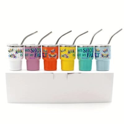 3oz Mardi Gras Shot Glass Set – New Orleans Party Cups | Carnival Celebration Drinkware