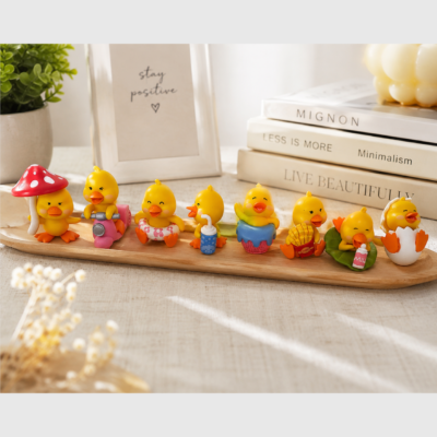 Cute Yellow Duck Silicone Character Bead | Choose Your Tool | Beadable Pen, Badge Reel, Memo Holder, Keychain & DIY Craft Supply