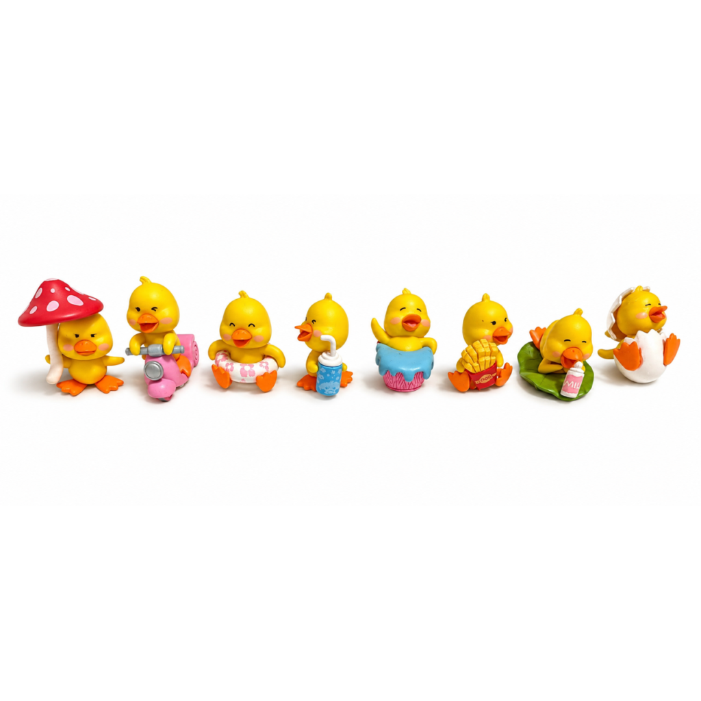 Cute Yellow Duck Character Bead | Choose Your Tool | Beadable Pen, Badge Reel, Memo Holder, Keychain & DIY Craft Supply