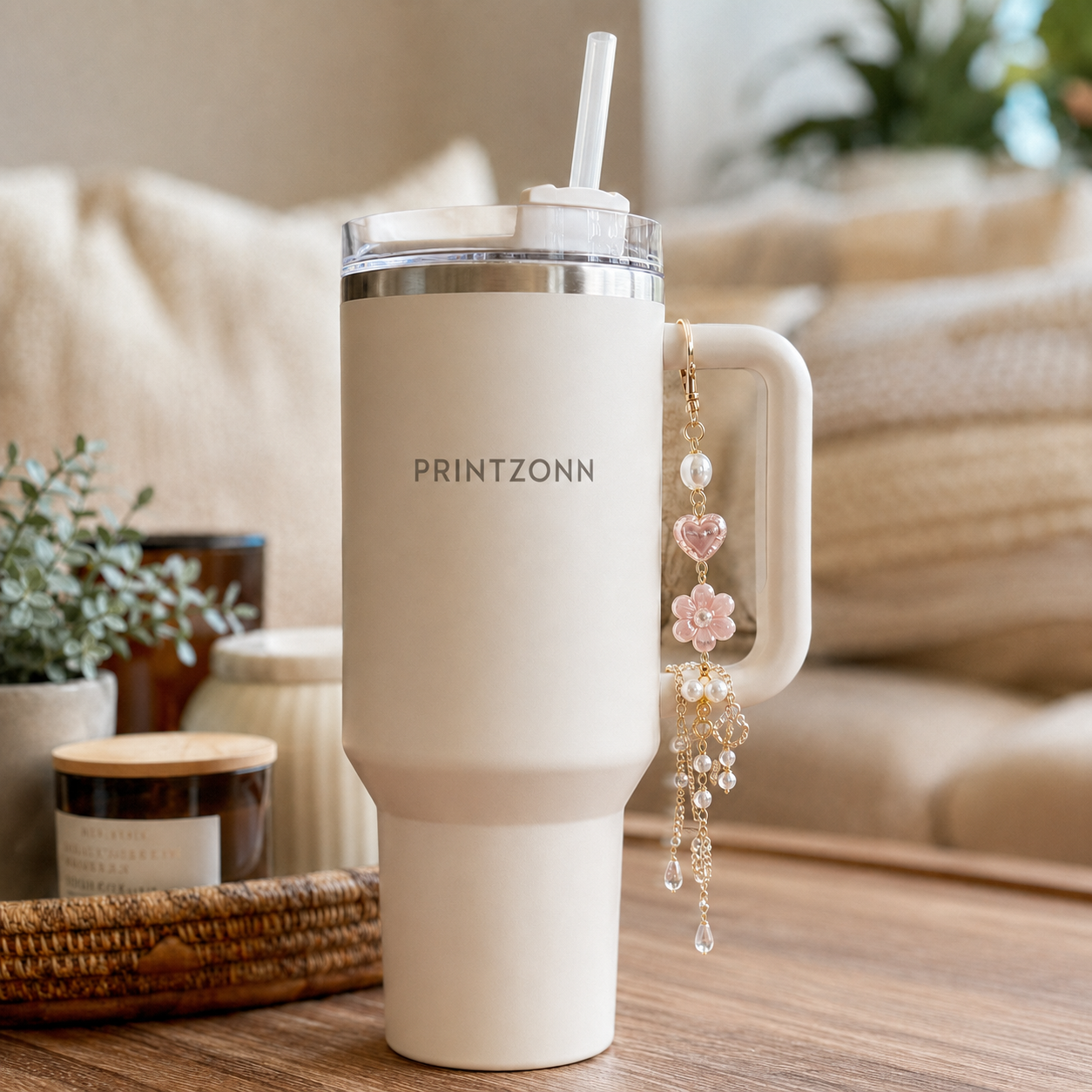 Printzonn cup with a cup charm