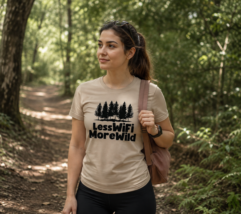 Women’s Wilderness Graphic T-Shirt – Ocean, Desert & Freedom Quotes | Collection 2