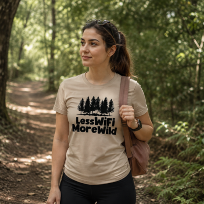 Women’s Wilderness Graphic T-Shirt – Ocean, Desert & Freedom Quotes | Collection 2