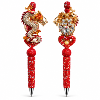 Handmade Luxury Beaded Pens – Gothic, Halloween & Fantasy Collection